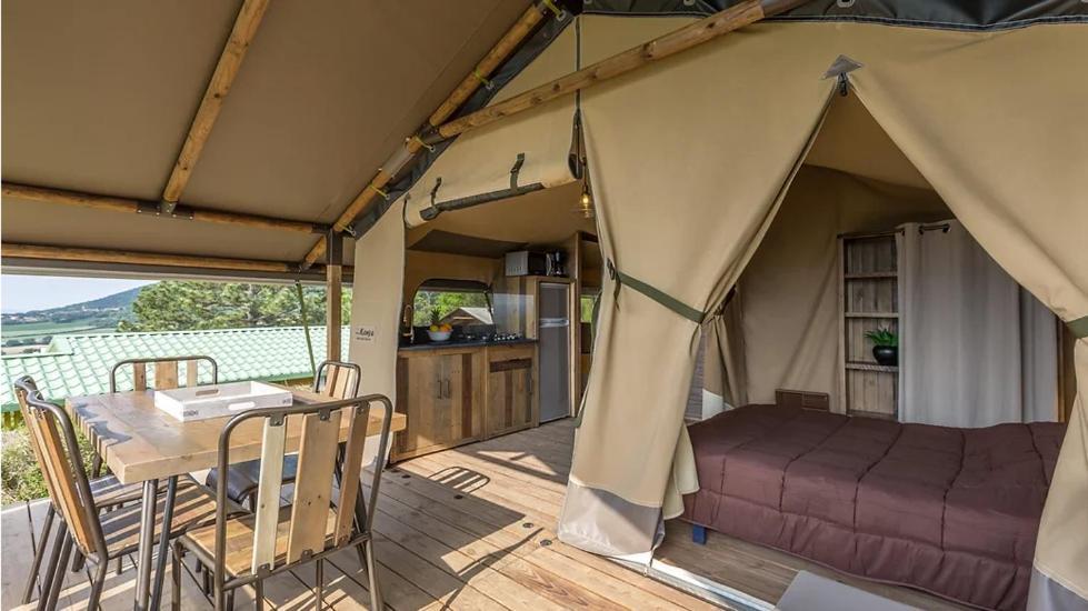 Camping La Vaugelette - Drome Montclar-sur-Gervanne Phòng bức ảnh